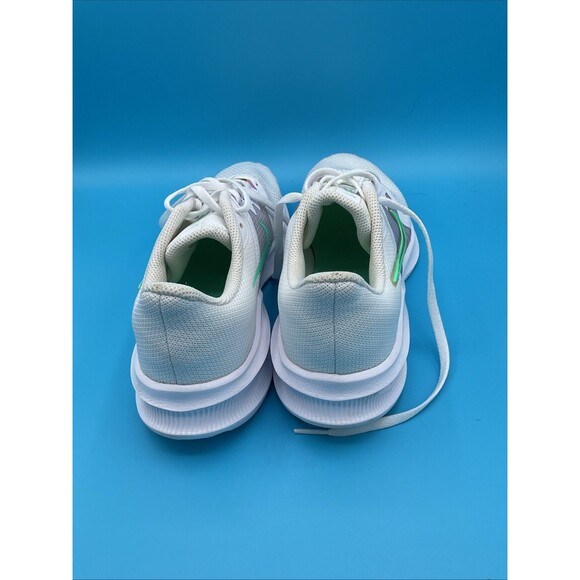 Nike Women's Downshifter 11 White/Green Glow Running Shoes - Size 8.5 - Picture 2 of 9